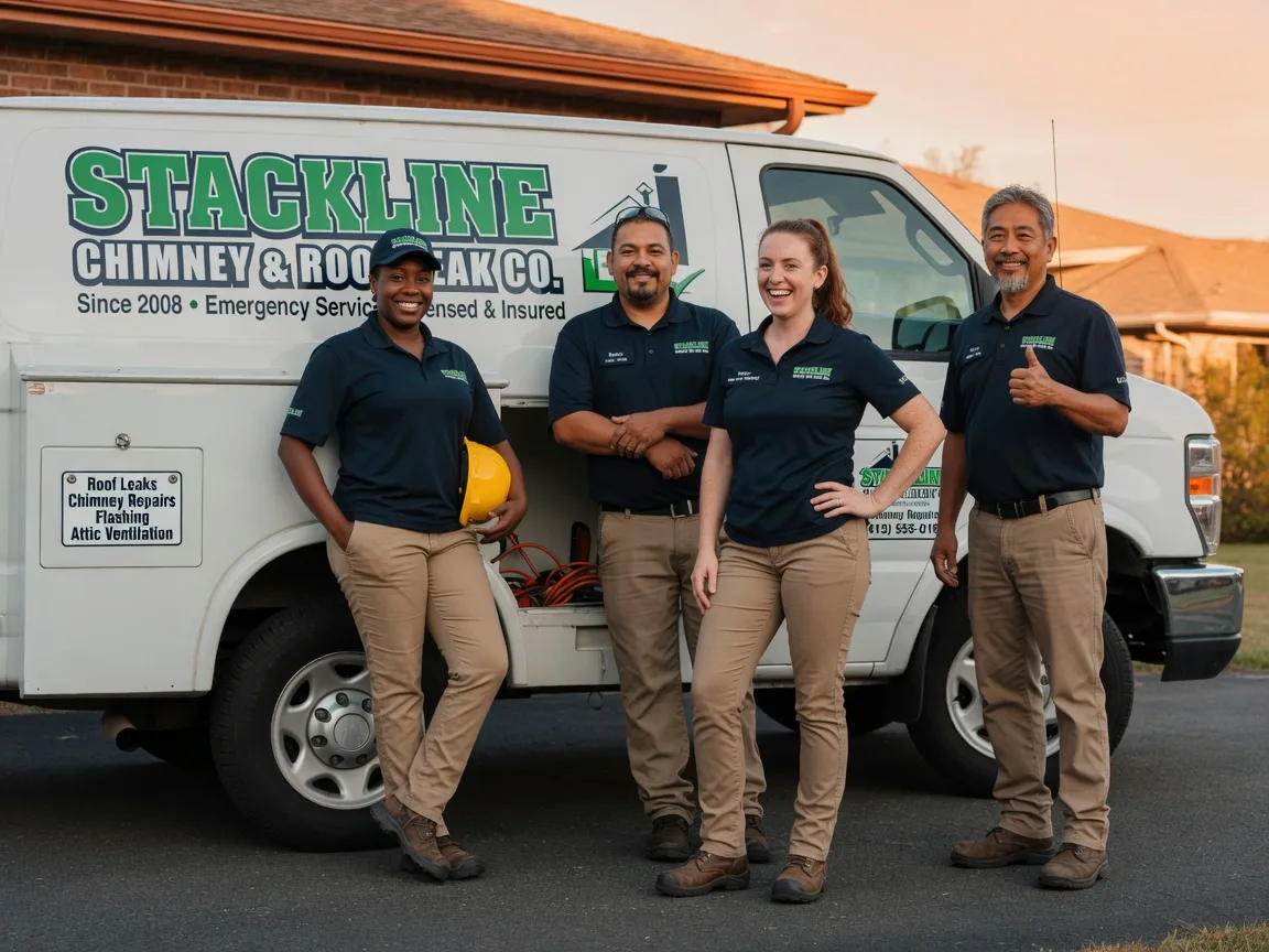 Chimney flashing repair company in Gainesville, TX
